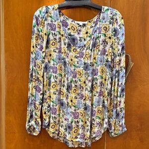 Jane and Delancey Multicolor Floral Blouse